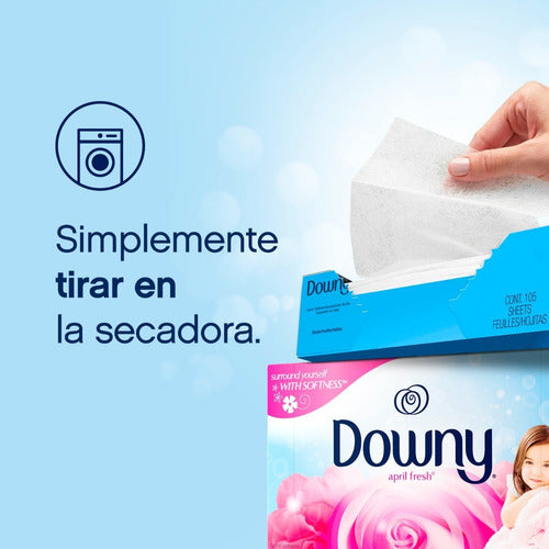 Toallas Suavizantes Antiestatica Downy 34 Un
