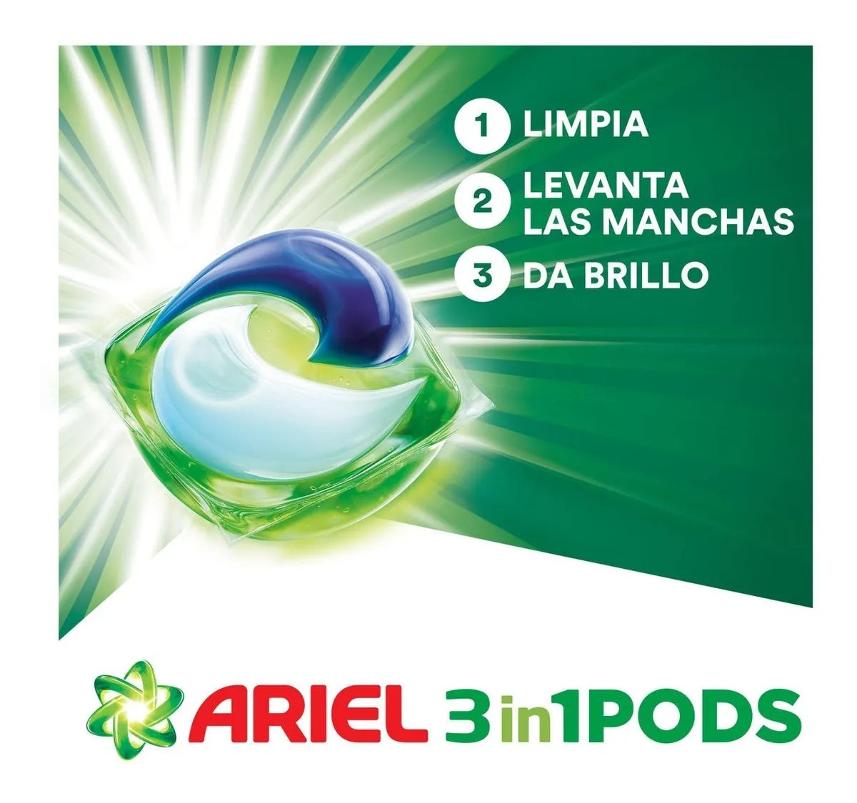 Detergente Capsulas Ariel Pods 16U
