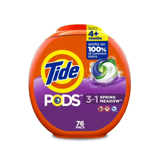 Detergente Capsulas Pods 76u 3 en 1 Tide