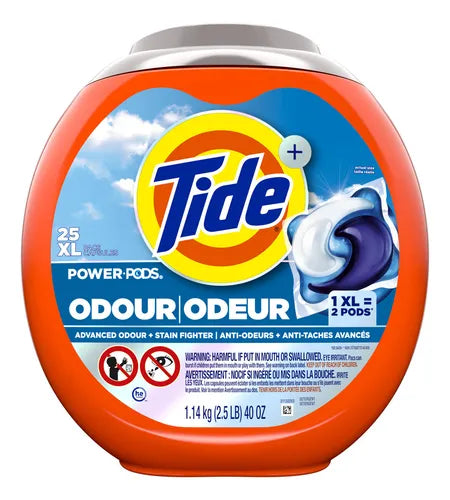 Detergente Capsulas Power Pods Ultra Oxi 25U 4 En 1 Tide