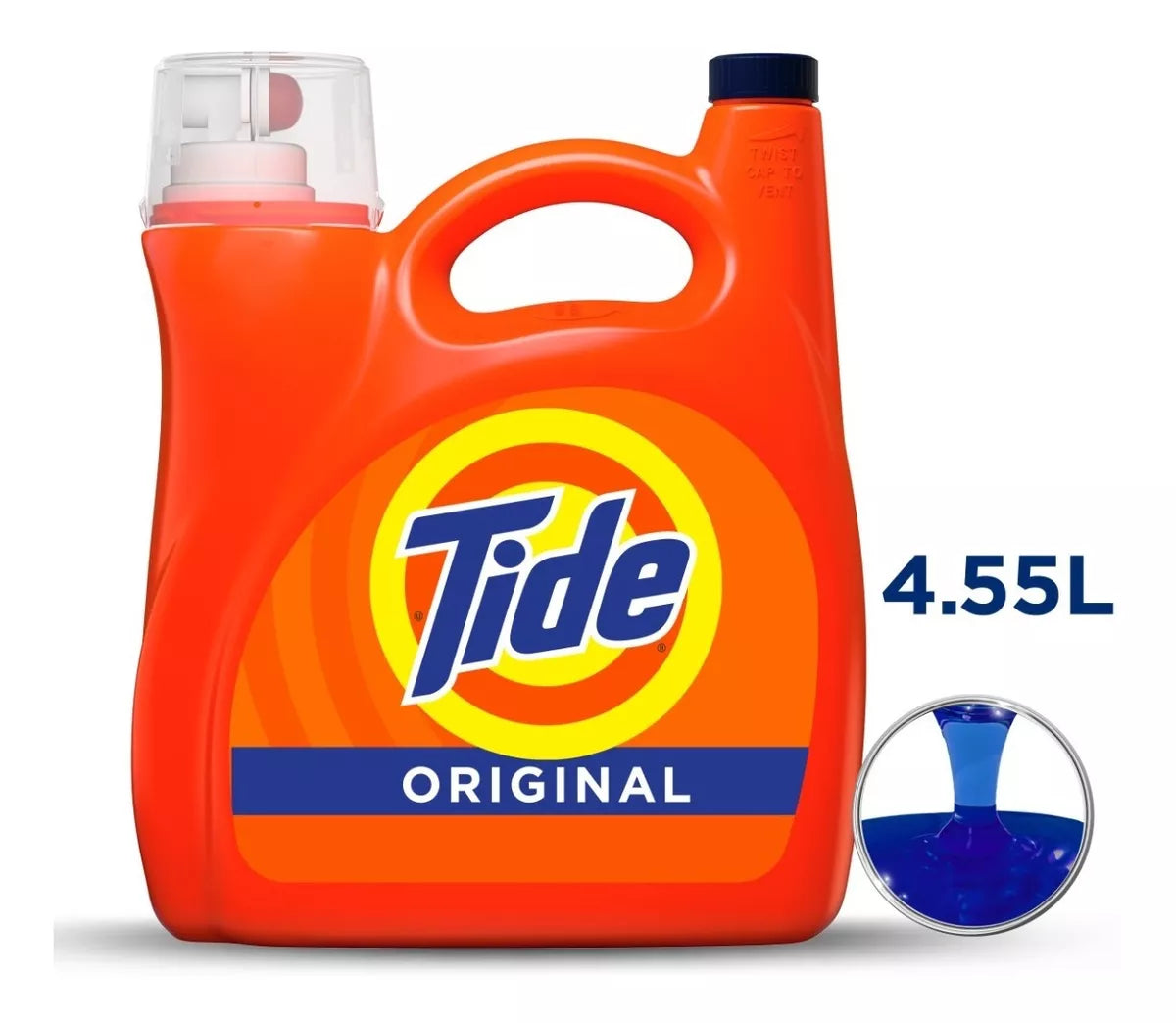 Detergente Liquido Orange Concentrado 96ld 4.55lt Tide