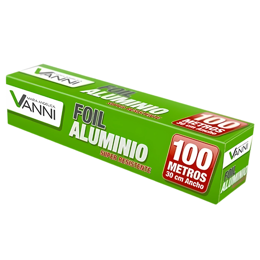 Rollo De Aluminio Foil 30 X 100mt Vanni