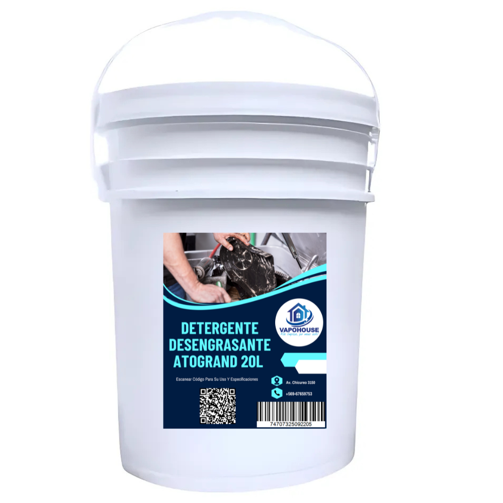 Detergente Desengrasante Atogrand 20L Vapohouse
