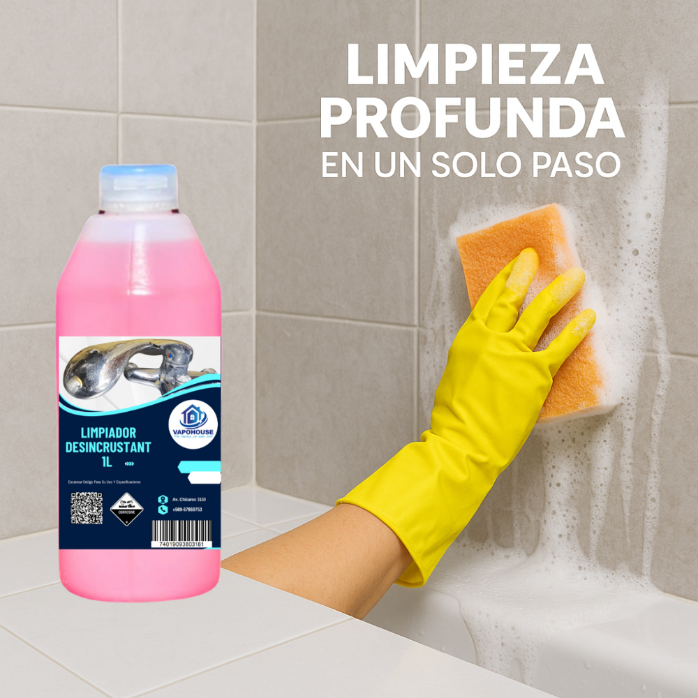 Limpiador Desincrustante Sarro Acid Mousse 5L Vapohouse