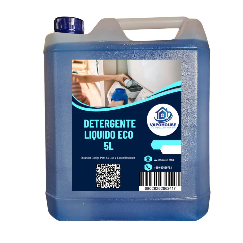 Detergente Liquido Eco 5L Vapohouse