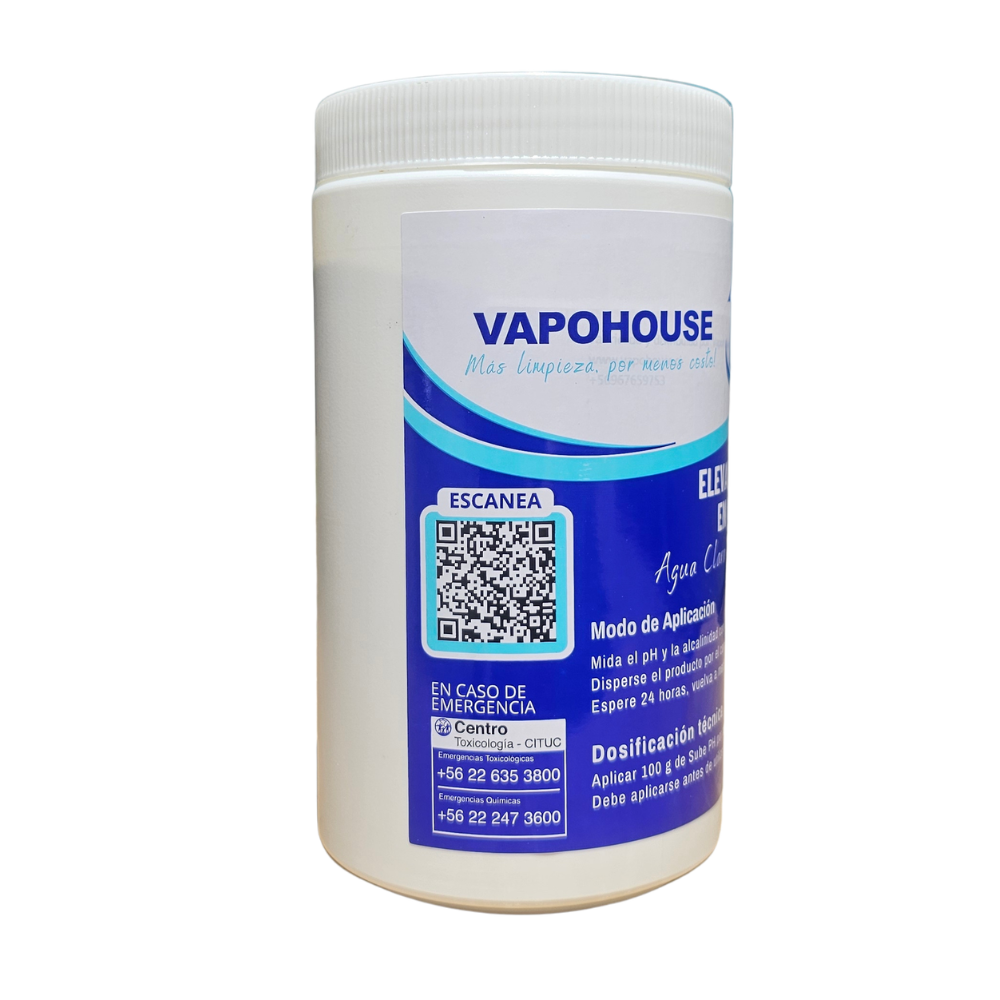 Sube PH En Polvo Para Piscina 1K Vapohouse