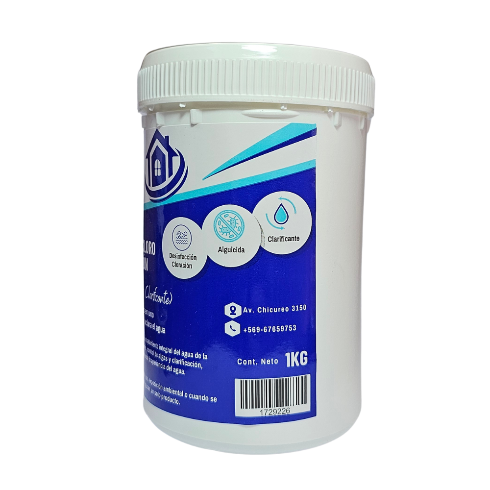 Pastillas De Cloro Triple Accion Para Piscina 1k Vapohouse