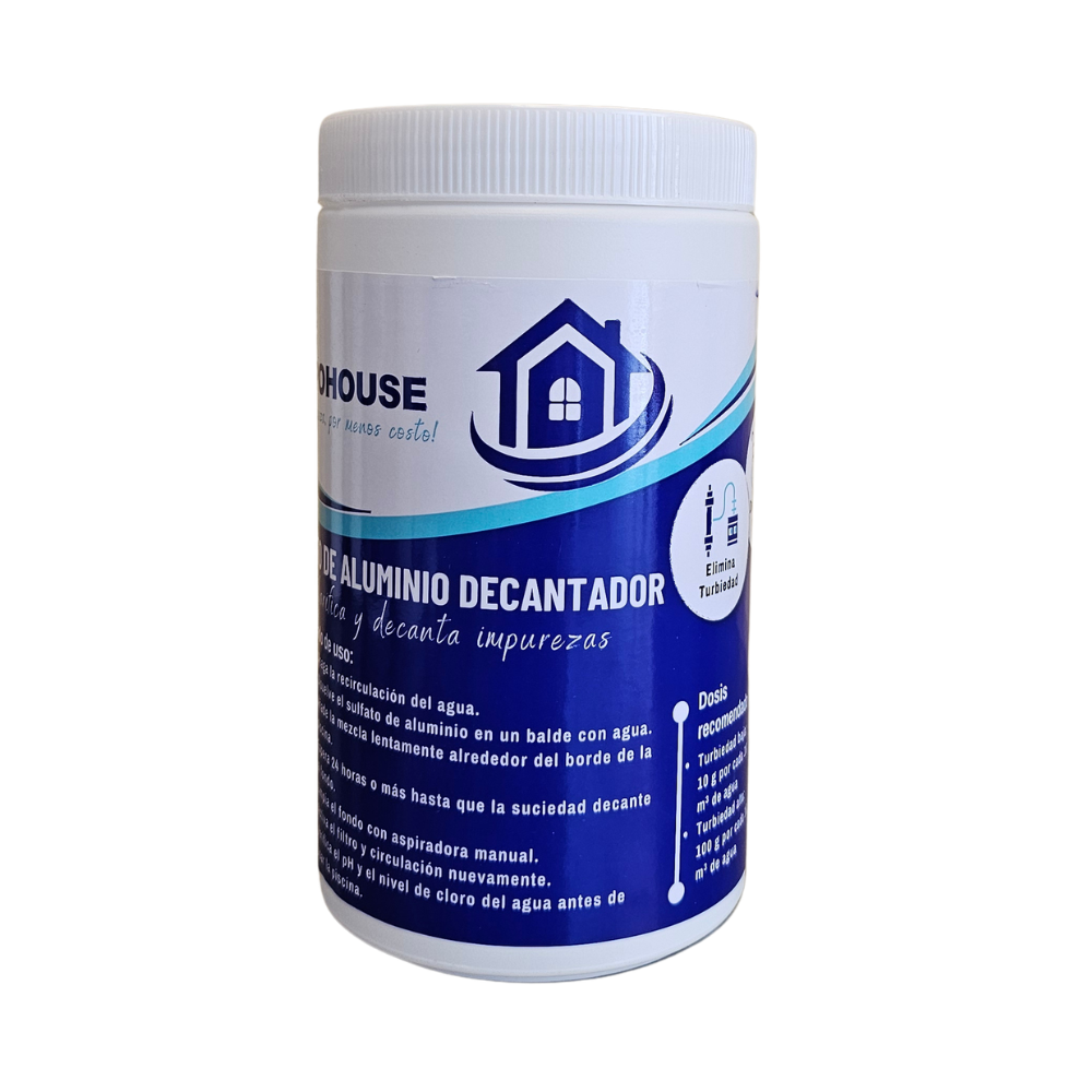 Sulfato De Aluminio Decantador Para Piscina 1Kg Vapohouse