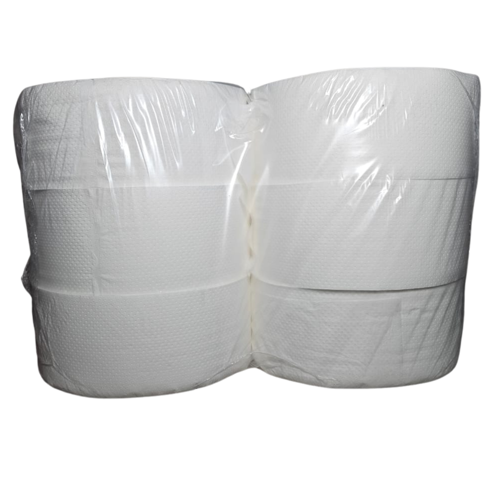 Papel Higiénico Una Hoja 300m (101111) 6 Rollos Vapohouse