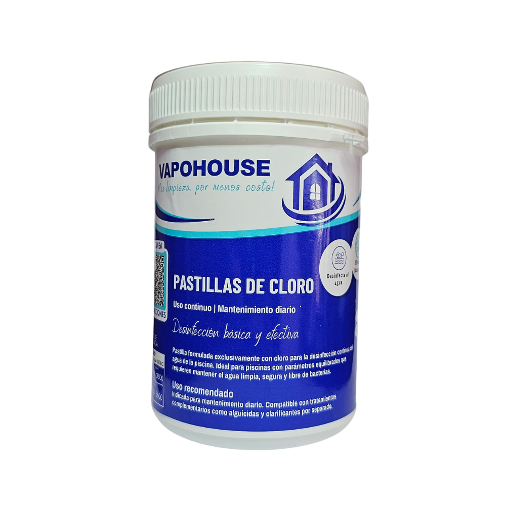 Pack 20k Pastillas De Cloro Para Piscina 1k Vapohouse