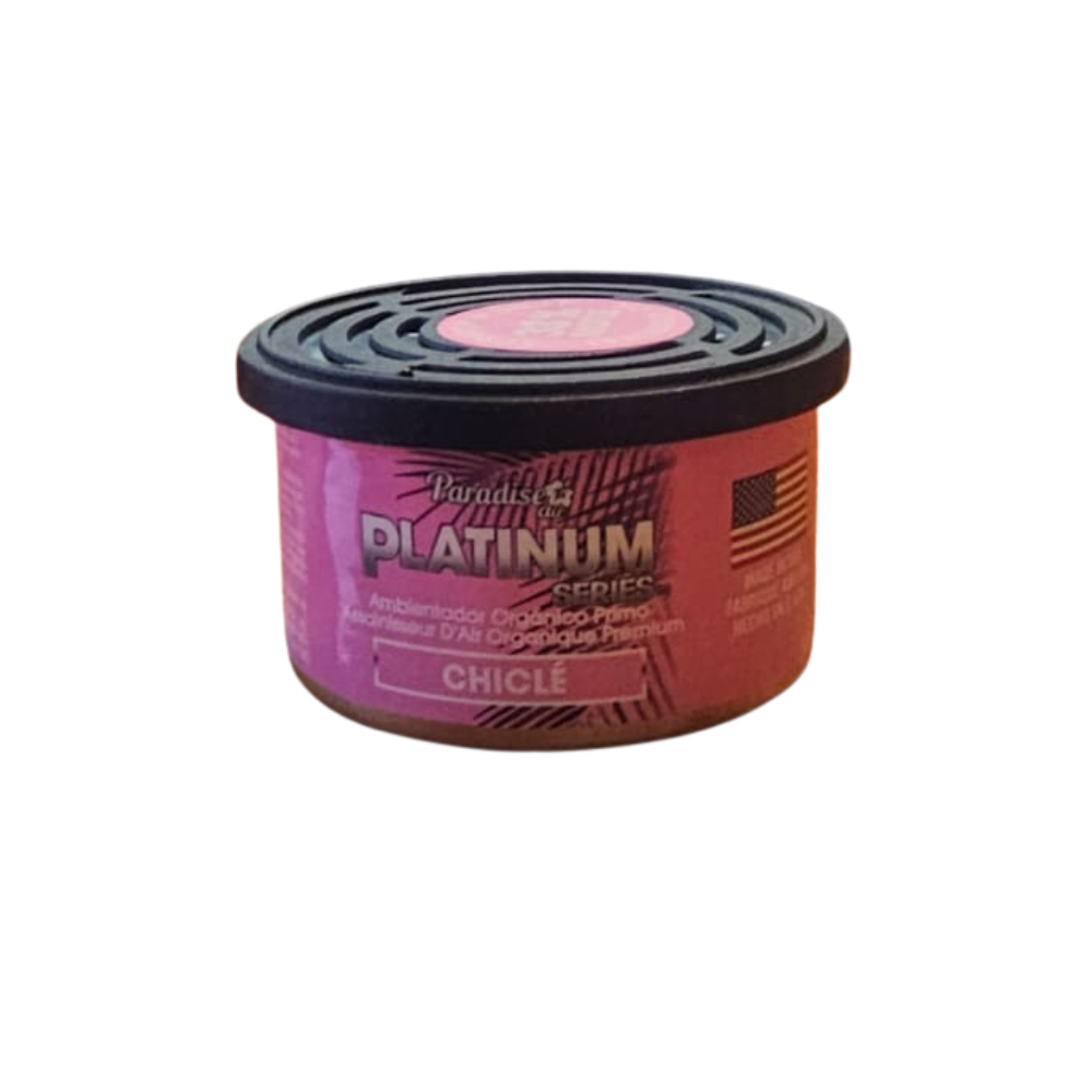 Aromatizante Para Autos Series Organic Platinum Air Bubblegum 1u (PL-12016CT144) Paradise