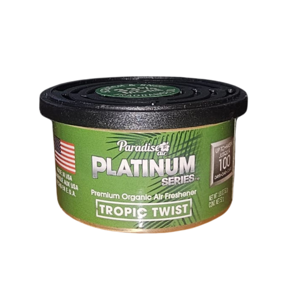 Aromatizante Para Autos Series Organic Platinum Air Tropic Twist 1u (PL-12014CT144) Paradise