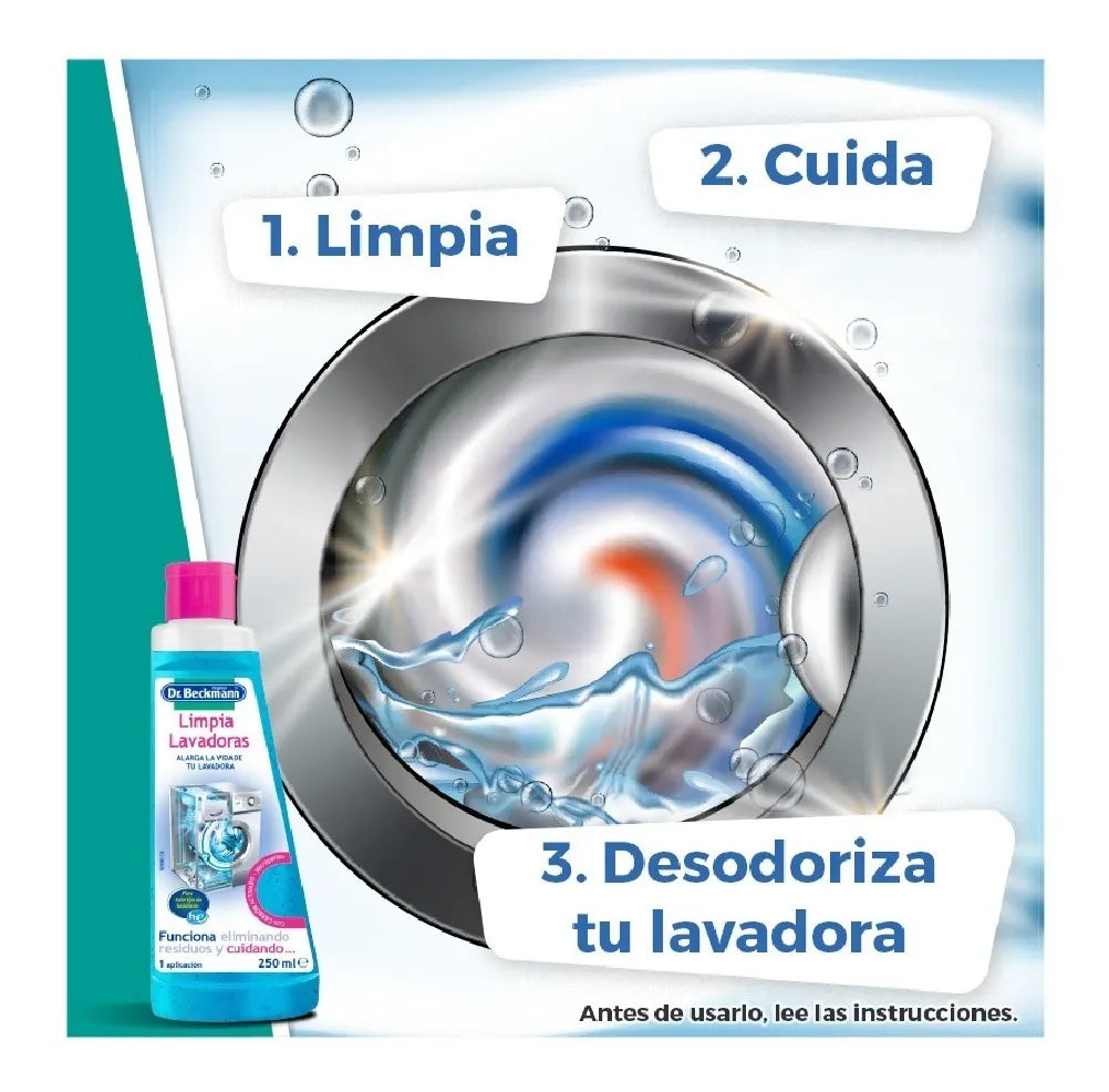 Limpia Lavadora 250ml Dr.Beckmann