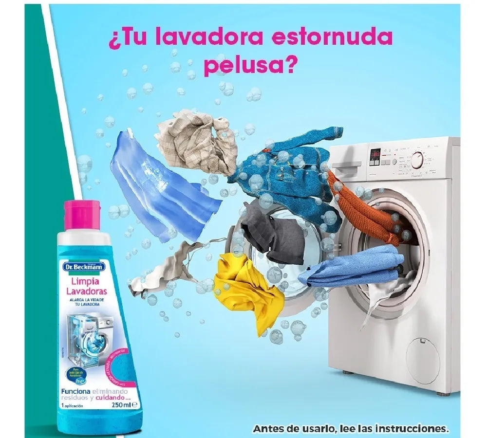 Limpia Lavadora 250ml Dr.Beckmann