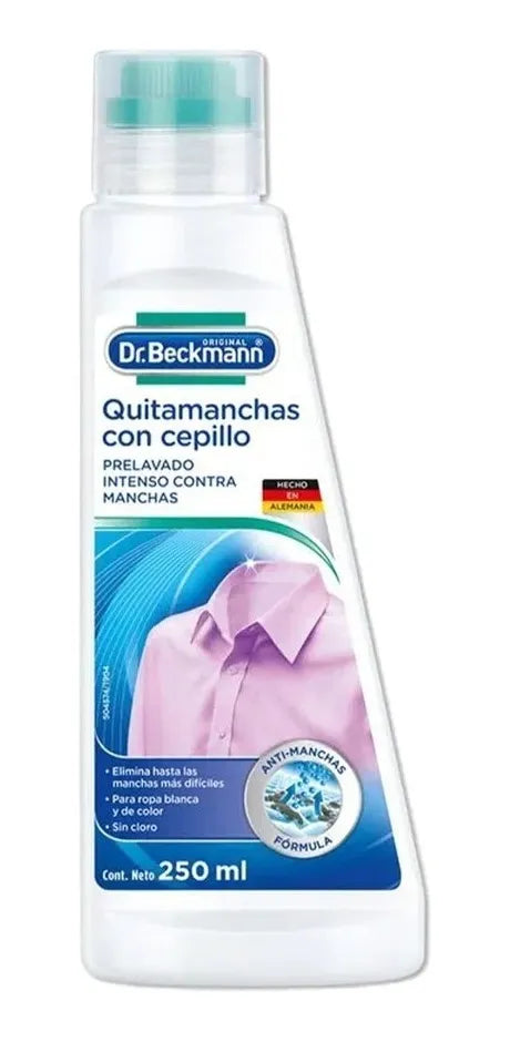 Quitamanchas Prelavado Con Cepillo Dr Beckmann 250m