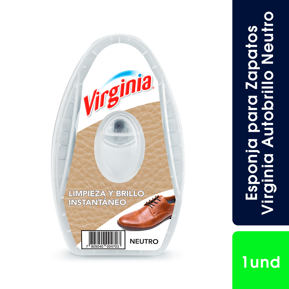 Esponja para Zapatos Autobrillo Neutro 1un Virginia