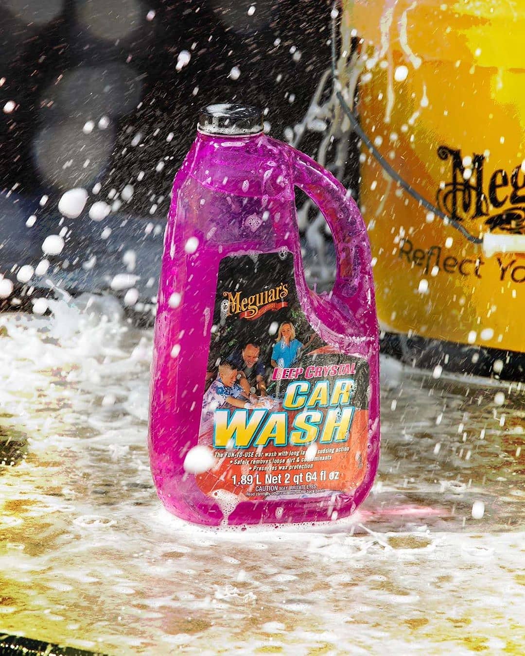Shampoo Para Autos Deep Crystal Car Wash 1.89L (G10464) Meguiar’s