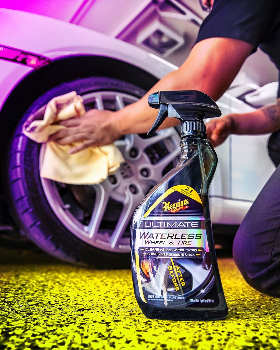 Limpiador De Llantas Ultimate Waterless Wheel & Tire 709ml (G190424) Meguiar’s