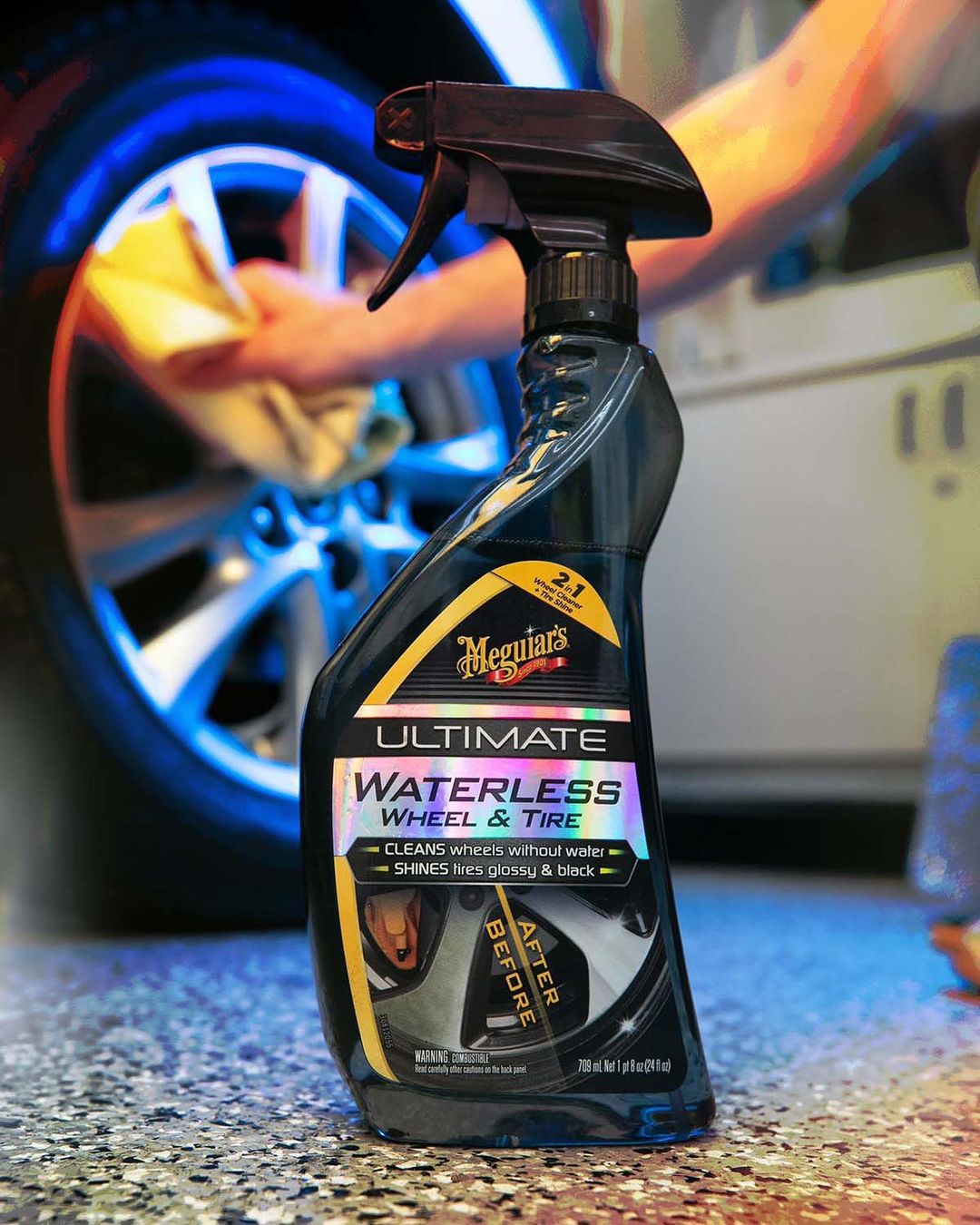 Limpiador De Llantas Ultimate Waterless Wheel & Tire 709ml (G190424) Meguiar’s