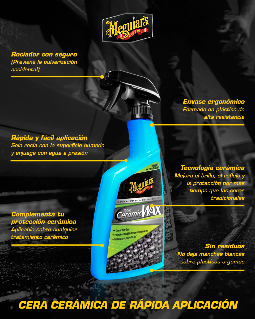 Cera Cerámica Hybrid Ceramic Wax 946ml · Meguiar's (G190526)