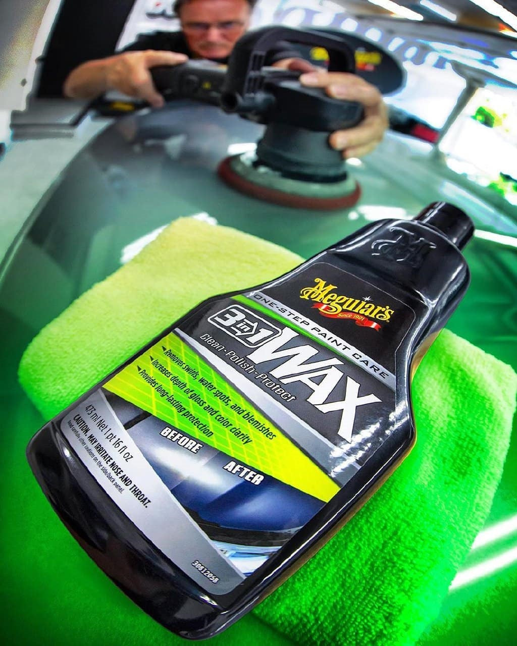 Cera Para Auto One Step Paint Care 3 In 1 Wax 473ml (G191016) Meguiar’s