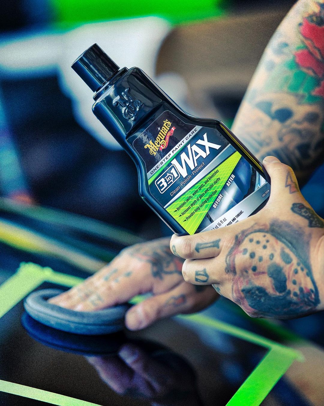 Cera Para Auto One Step Paint Care 3 In 1 Wax 473ml (G191016) Meguiar’s