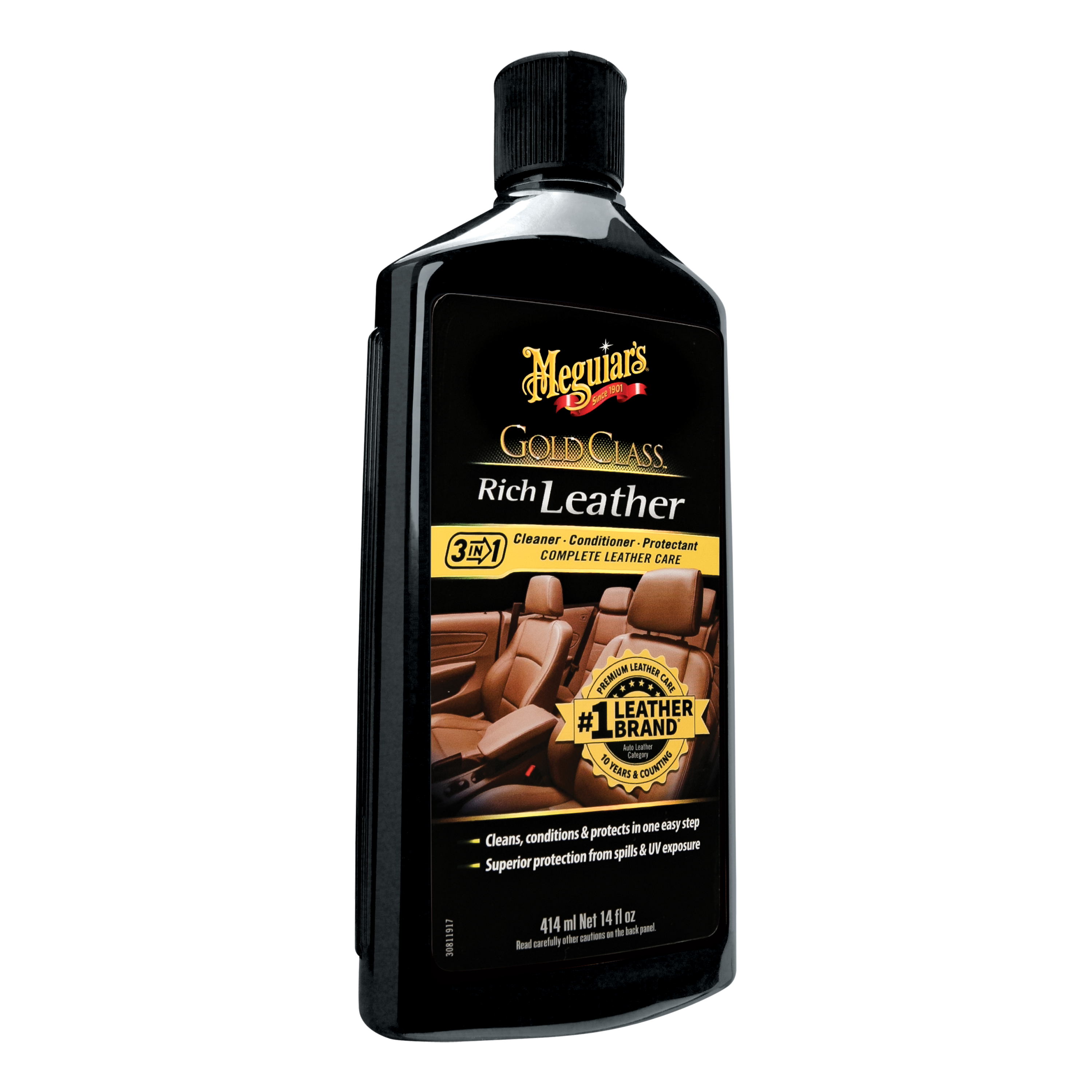 Limpiador De Cueros Gold Class Rich Leather 414ml (G7214) Meguiar’s