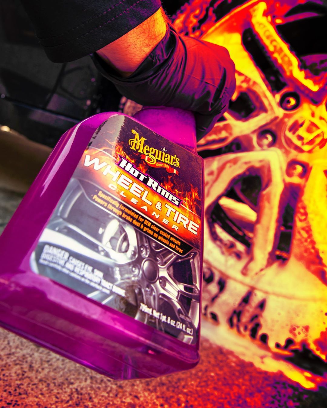 Limpiador De Llantas Hot Rims All Wheel Cleaner 709ml (G9524) Meguiar’s
