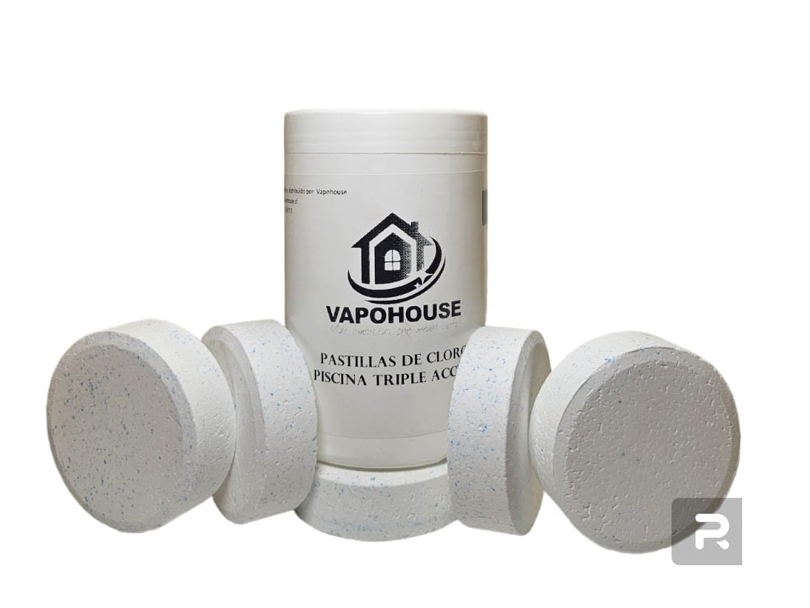 Pastillas De Cloro Triple Accion Para Piscina 1k