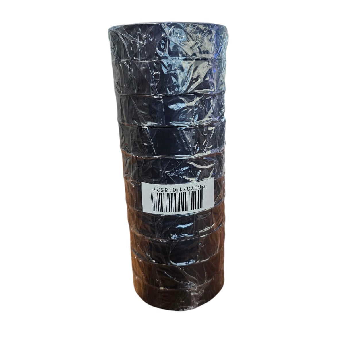 Pack 10u Cinta Aislante Pvc 19mm x 20 mts Negro Lexo