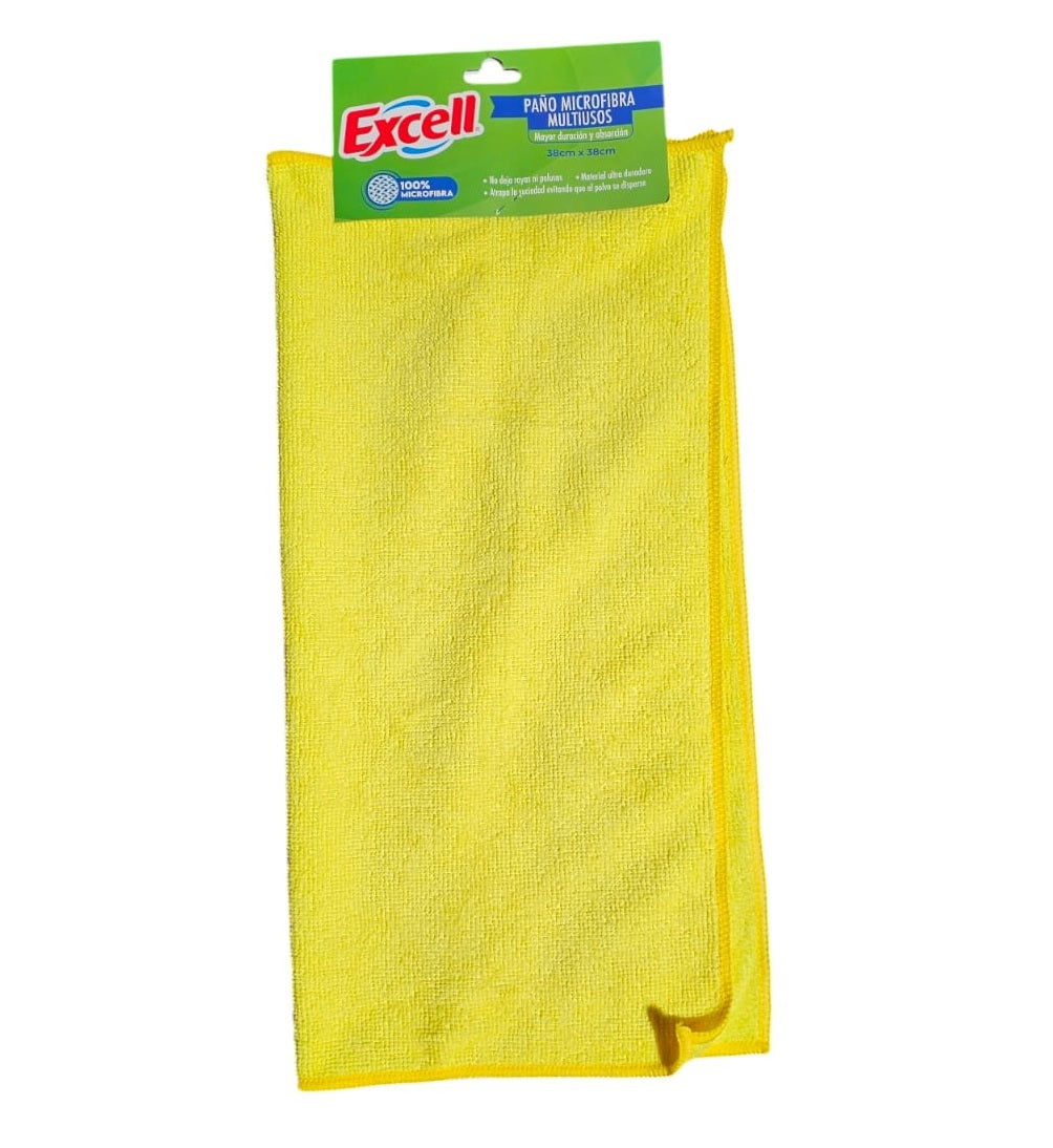 Paño Multiuso De Microfibra 38x38 1u Excell