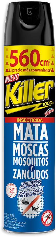 Insecticida Aerosol Mata Moscas Mosquitos Y Zancudos 560cm³ killer