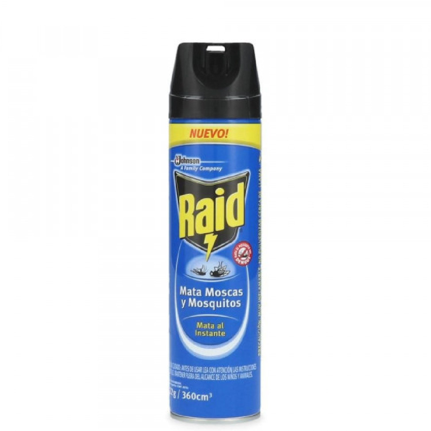 Insecticida Aerosol Mata Moscas Y Zancudos 360cm³ Raid