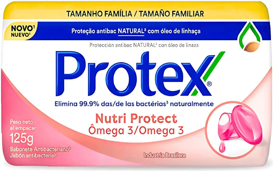 Jabón en Barra Nutri Protect Glicerina + Omega 3 125g Protex
