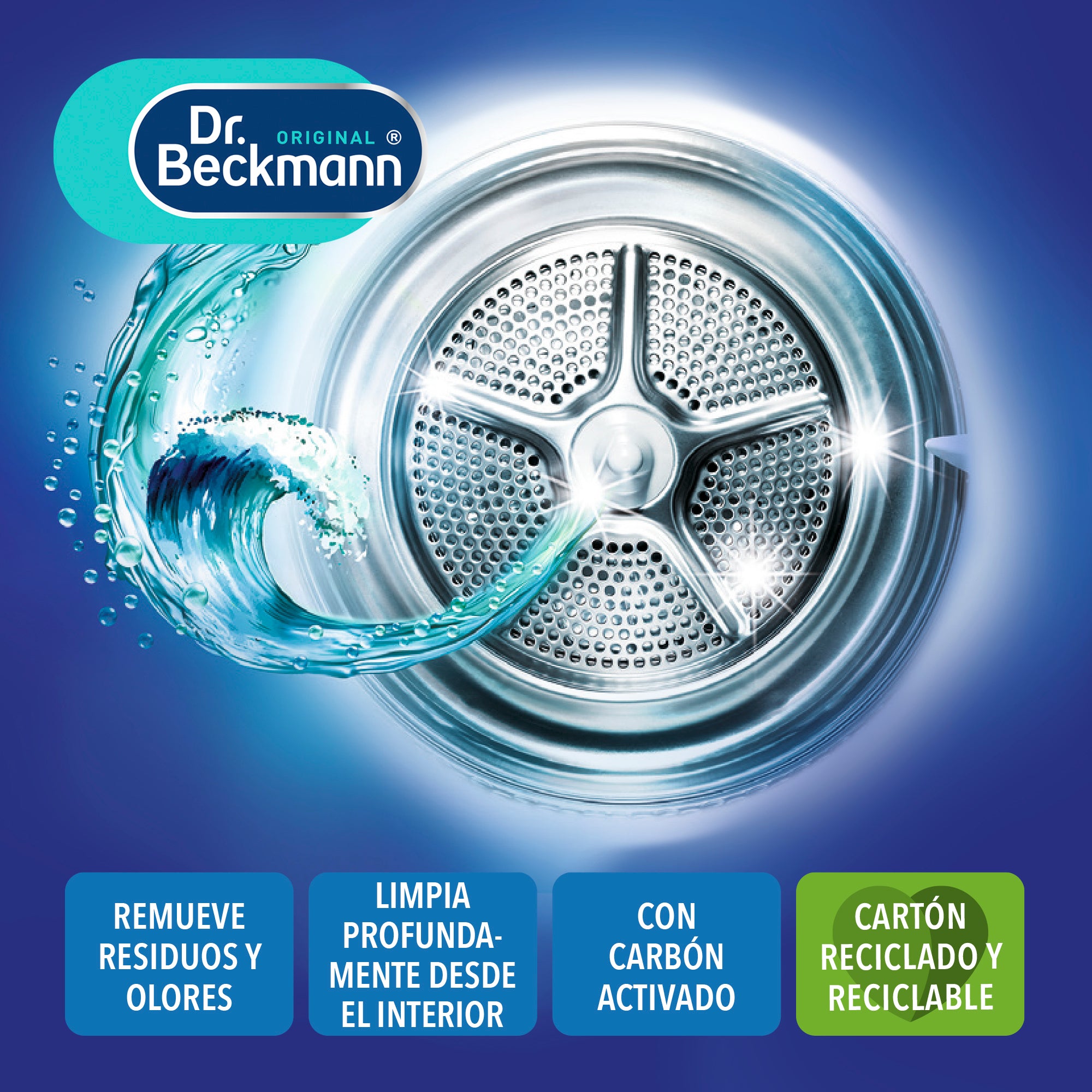 Limpia Lavadora En Polvo 250g Dr.Beckmann