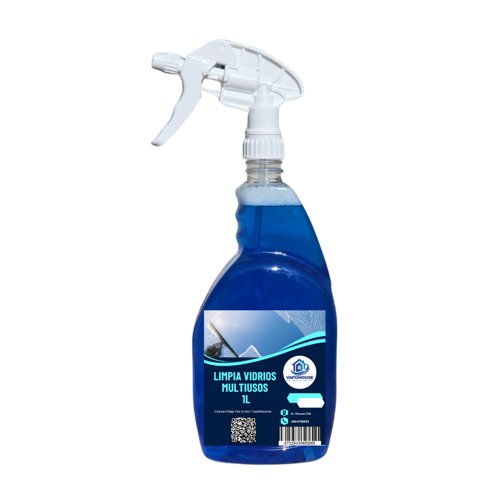 Limpia Vidrios Multiusos 1L Vapohouse