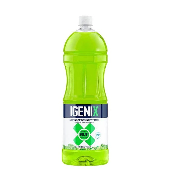 Limpiador Desinfectante Amonio Liquido Manzana Verde 1800cc Igenix