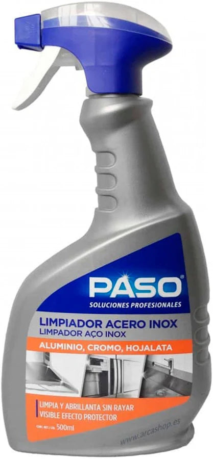 Limpiador Acero Inoxidable 500ml Paso