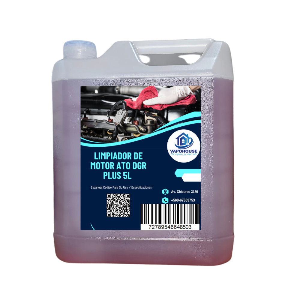 Limpiador De Motor Ato Dgr Plus 5L Vapohouse