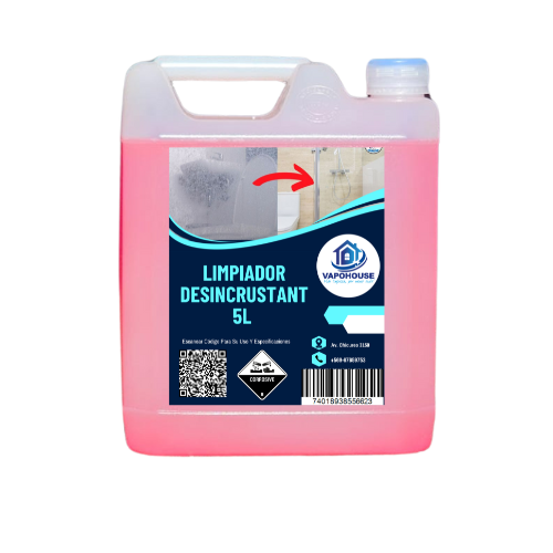 Limpiador Desincrustante Sarro Acid Mousse 5L Vapohouse