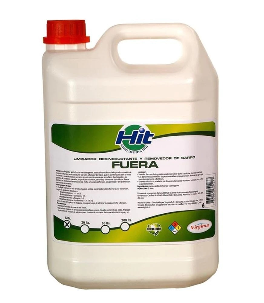 Limpiador Desincrustante Sarro Fuera 5L Virginia