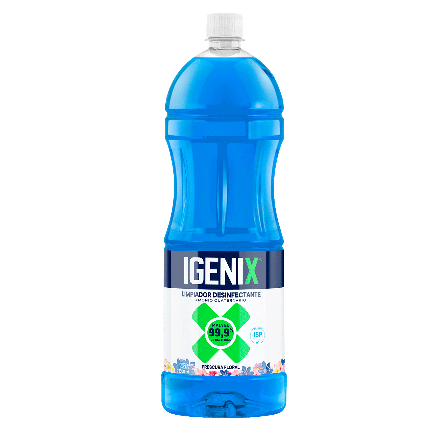 Limpiador Desinfectante Amonio Liquido Frescura Floral 1800cc Igenix