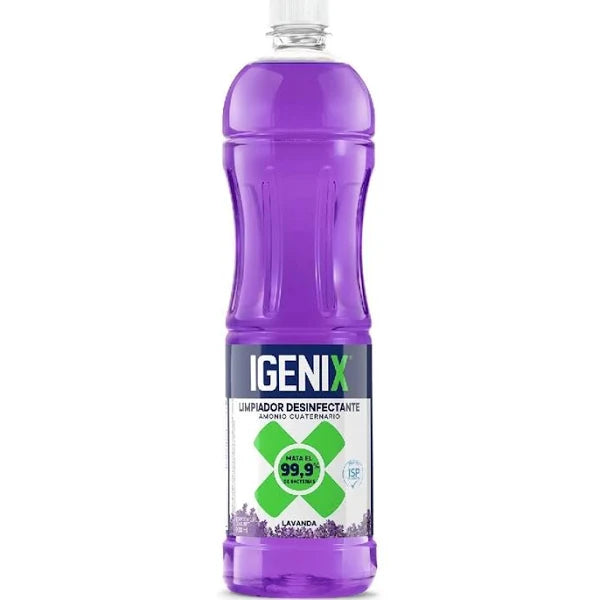 Limpiador Desinfectante Amonio Liquido Lavanda 900cc Igenix