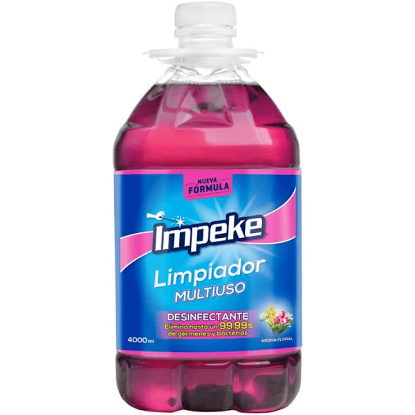 Limpiador Multiuso Desinfectante Aroma Floral 4Lts Impeke