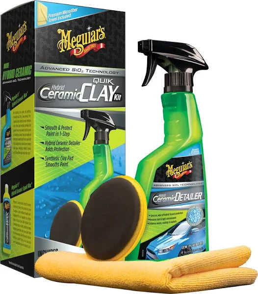 Limpiador Y Abrillantador Hybrid Ceramic Clay Kit 532ml (G200200) Meguiar’s