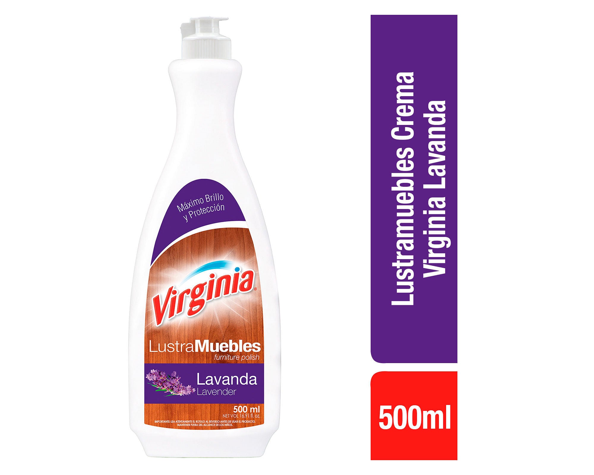 Lustramuebles Aroma Lavanda 500cc Virginia