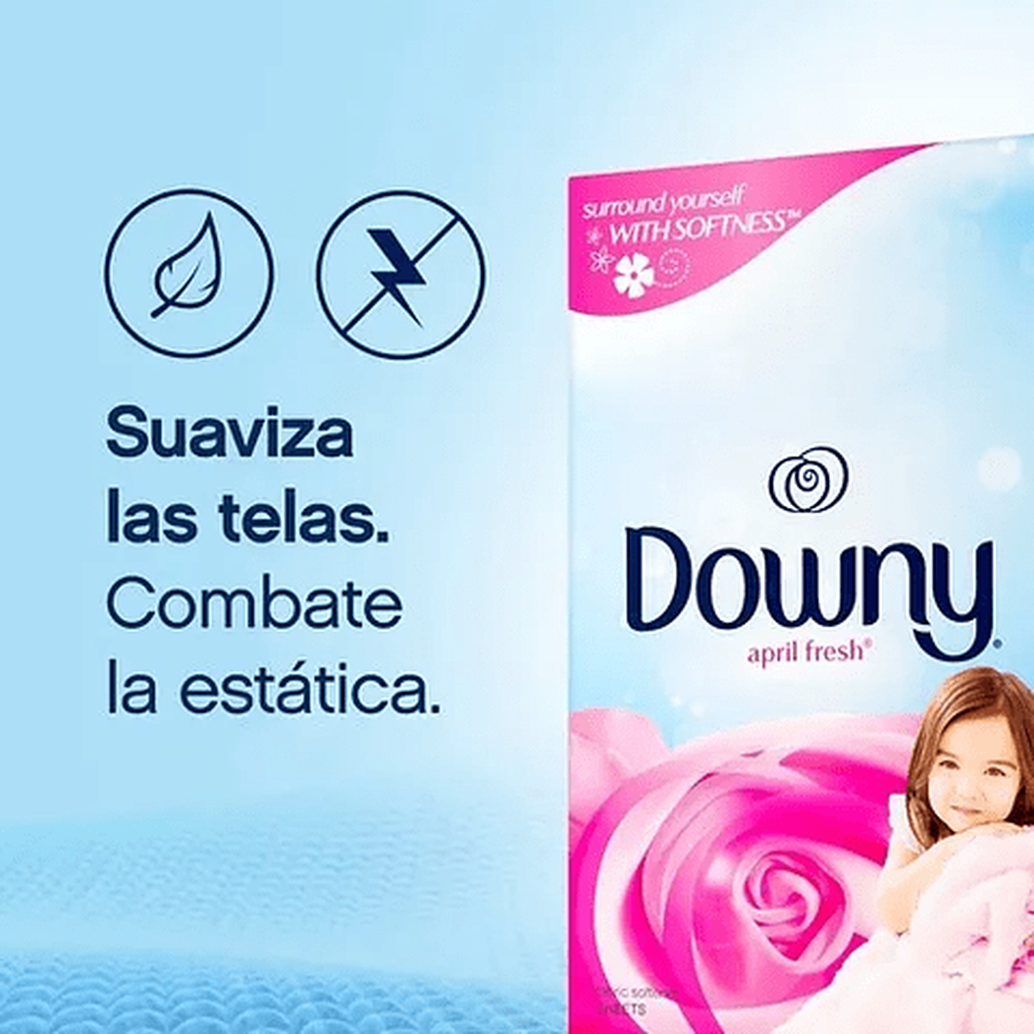 Toallas Suavizantes Antiestatica Downy 34 Un