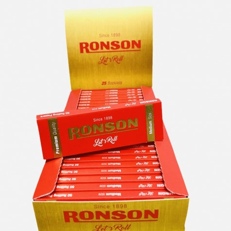 Pack 25 Papelillos Premium Quality 1u Ronson