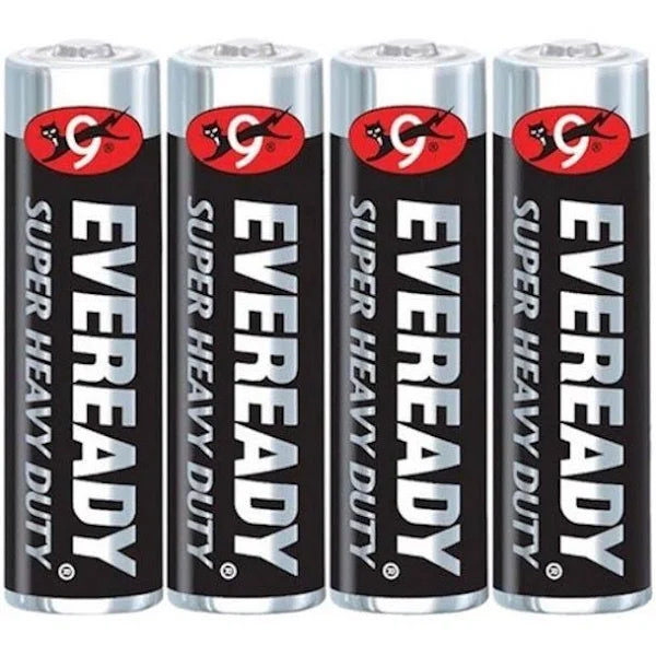 Pack 4 Pilas Alcalina 1.5V AA 1un Eveready