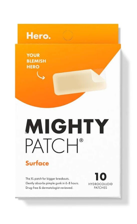 Parche Antiacné Mighty Patch Surface 10u Hero